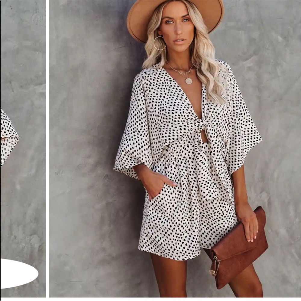 Printed Romper